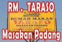 Franchise rumah makan Padang Taraso potensi keuntungan di kota kecil