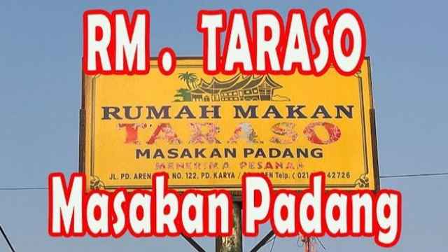 Franchise rumah makan Padang Taraso potensi keuntungan di kota kecil