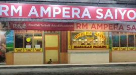 Franchise rumah makan Padang Ampera sistem support untuk mitra pemula